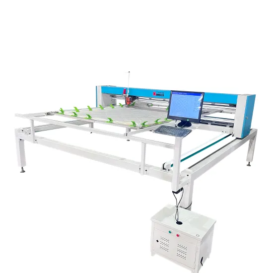 Single Head Computer Controlled Industrial Quilting Machine