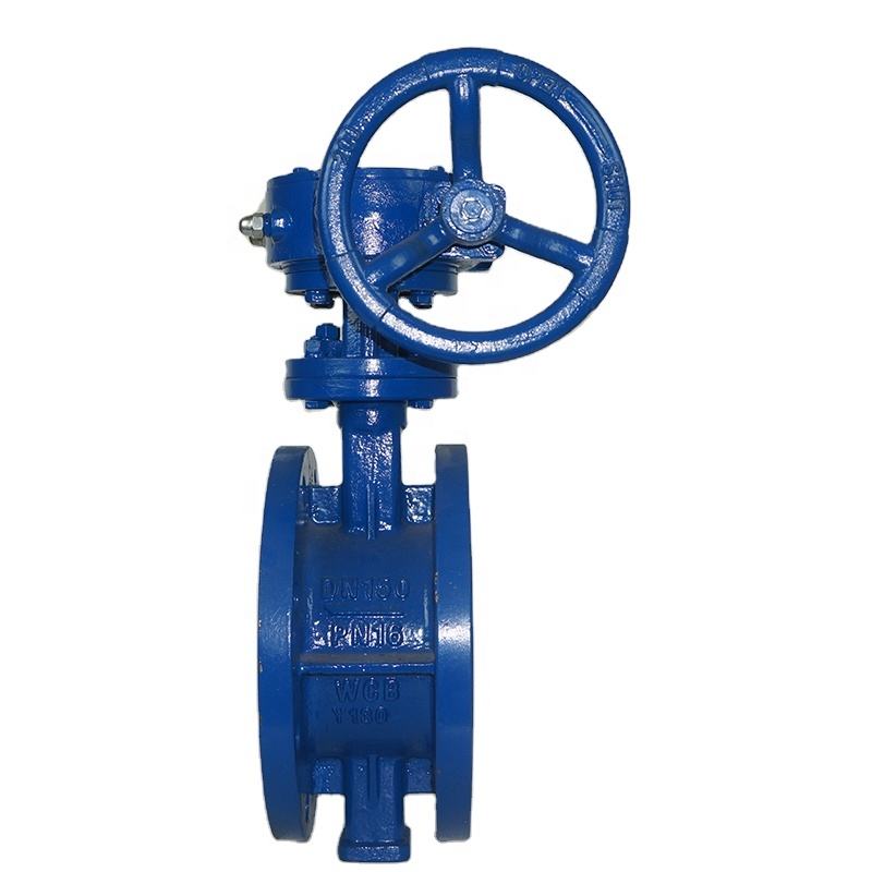 DN50-DN300 Metal sealed flanged butterfly valve