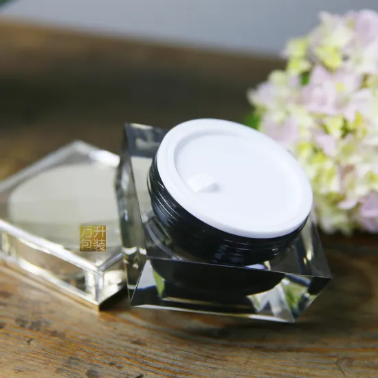 Face Cream Jar Luxury 100G Square Skincare Cream Jar