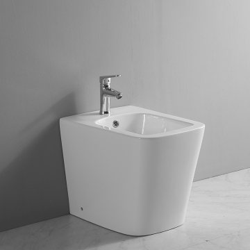 Europa a forma rotonda muro appeso in ceramica un pezzo bidet wc set per bagno femminile rettangolare