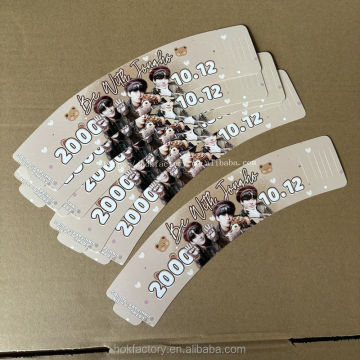 Produttore di mansuli da tazze K-pop olografica per tazze di carta caffettiera calda