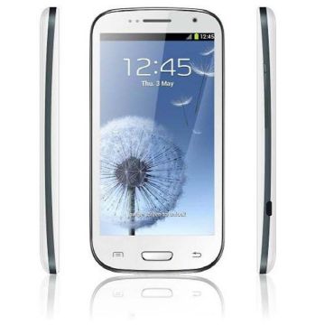 Black Dual Core 1ghz Touchpad Mobile Phones 4.7 Inch Android 4.0