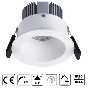 Anti glare led downlights