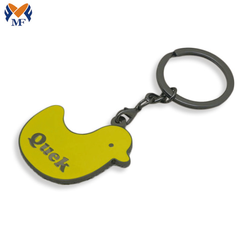 Metal Custom Enamel Animal Keychain