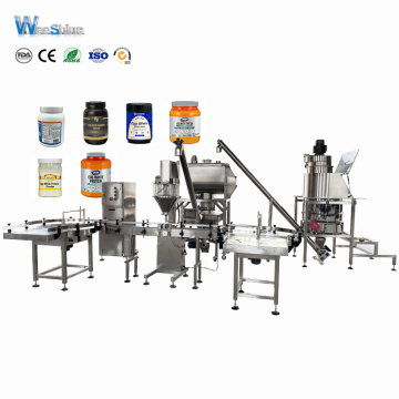 Automatic 500G 1KG Protein Powder Scouring Powder Can Jar Filling Machine