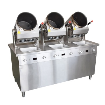 Intelligent Cooker Robot: Touch Screen Controlled Commercial Kitchen Machine for Electric Hotel Supplies