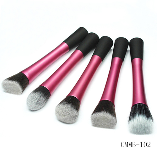 5pcs pó Blush Fundação contorno maquiagem conjunto de escovas