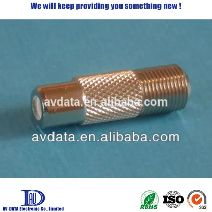 RCA female F Female adapter