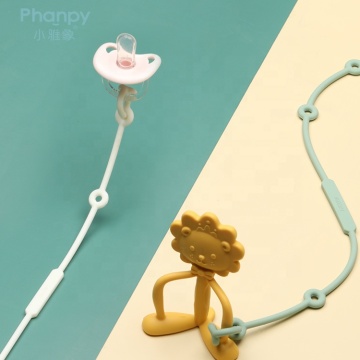 Silicon Teether Anti-Drop Baby Pacifier Chain