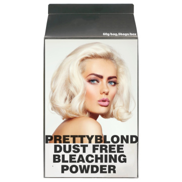 Ultra Light Blonder Powder para relâmpago do cabelo destacando