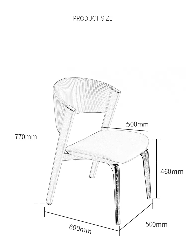 hotel luxury dining chair