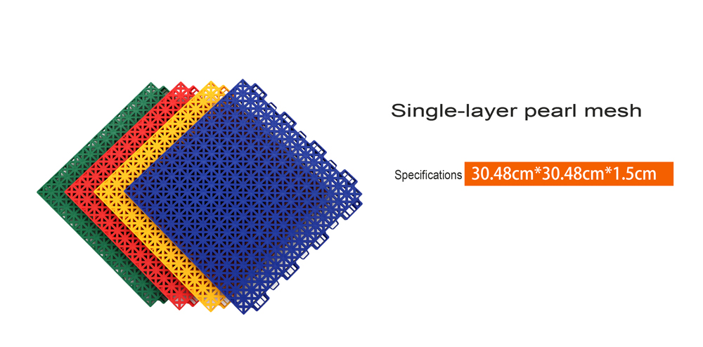 Single-layer pearl mesh.