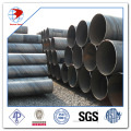EN10219 S235JRH SSAW carbono tubos de acero