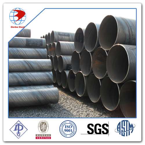 API 5L espiral soldadura de arco submersa SSAW Pipe