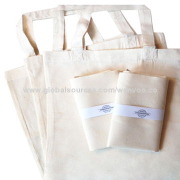 Foldable Shopping Bags, Made of Canvas, Suitable for Shopping