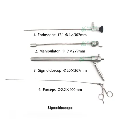 Stainless steel surgical instruments Medical sigmoidoscope