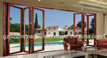 Customzied Double Glazing Aluminium Folding Door, Aluminum Doors