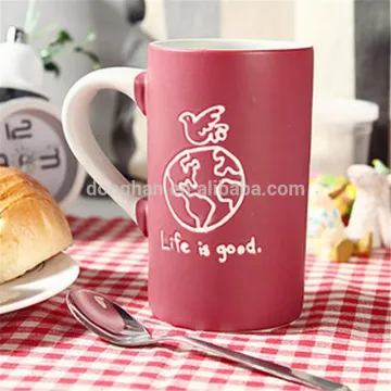 hot sell ceramic color glazed mug