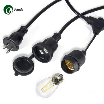 Wasserdichte LED String Glühbirne Urlaubsparty Weihnachtsbeleuchtung USB Charge