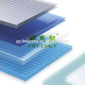 PC Clear Multi-wall Sheet,UV Proof Plastic Sheet,PC Ceiling Panel,Twin-wall