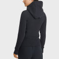 Winter vrouwen verdikte jas paardensport op hoodie