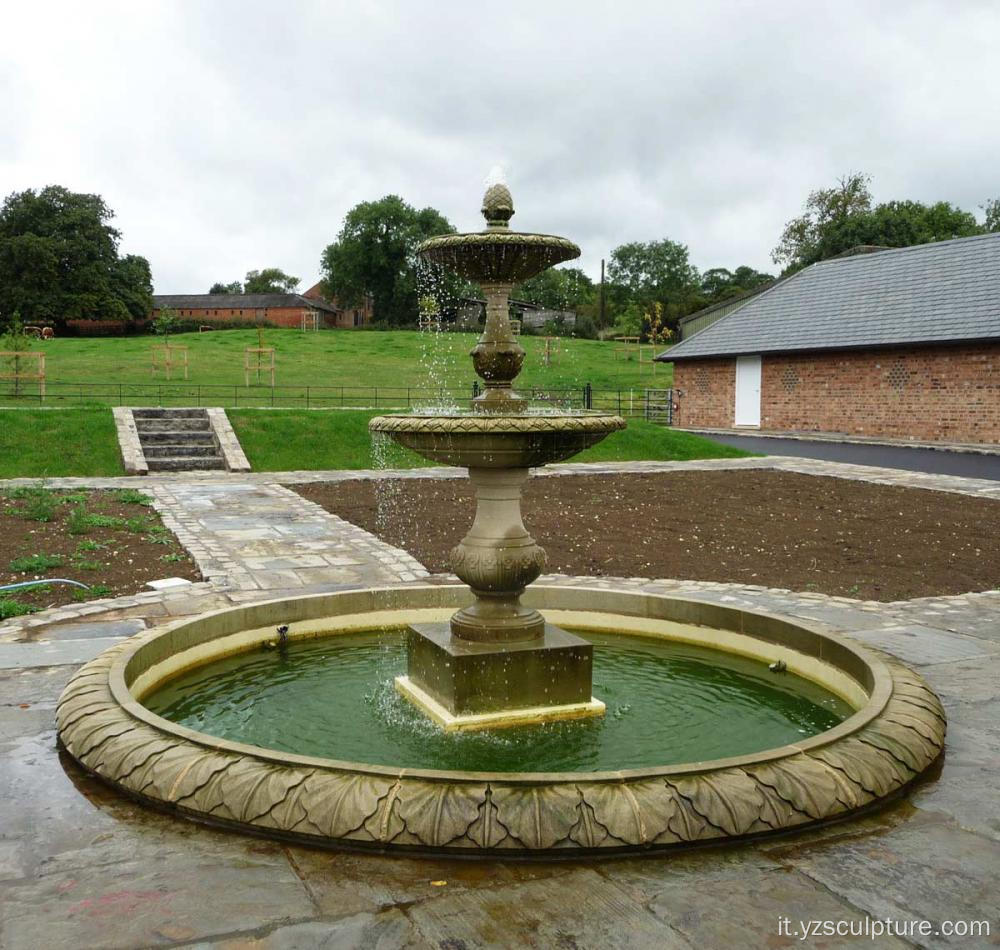 Vendita calda all'aperto decorazione giardino fontana in marmo in vendita