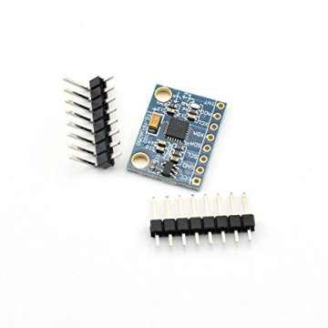 GY-521 6DOF MPU-6050 3-एक्सिस एक्सेलेरोमीटर और जाइरोस्कोप मॉड्यूल