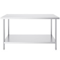 stainless steel work table adjustable height