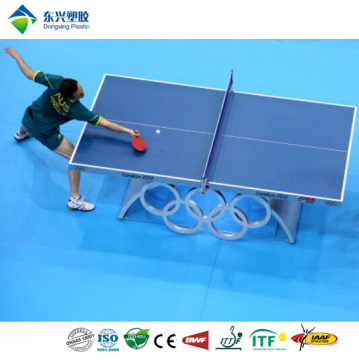 Professional PVC table tennis court floor mat