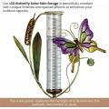 Solar Powered Butterfly Rain Gauge