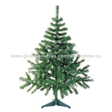 Pine Needle Christmas Tree with Plastic Stand