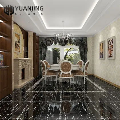 Marble-Look Porcelain and Ceramics Luxury Tiles for Bathroom Flooring and Walls