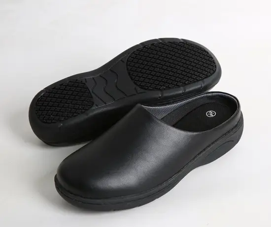 Lightweight Leather Chef Shoes - Non-slip Work Shoes