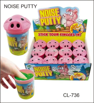Good quality creative piggy design oops noise putty