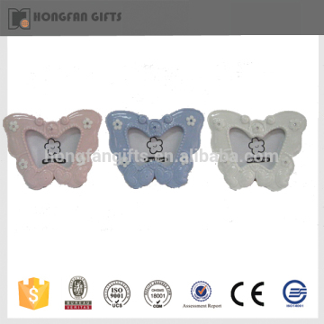 wonderful butterfly shape ceramic photo frame