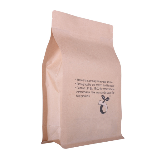 Bolsa de envasado de alimentos compostable / biodegradable al por mayor de fábrica de China con ventana