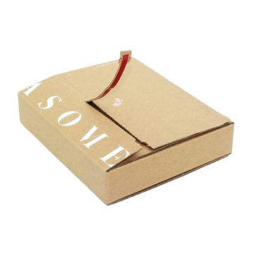 Recyclable Customizable Box with Strip Tear Zipper