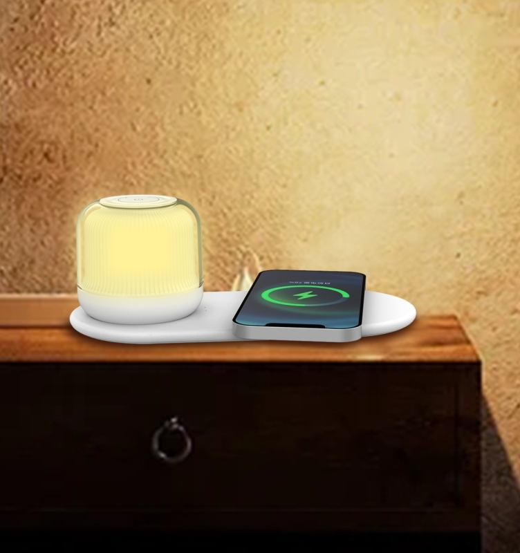 Portable Battery Powered LED Luminaire Camping Light 16 Color Changing RGB Beside Atmosphere Night Table Lamp