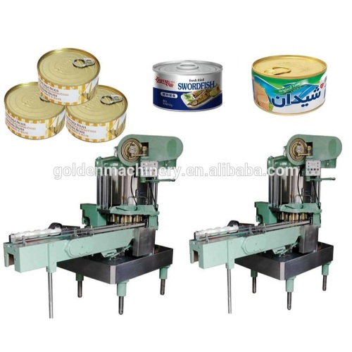 sardin fish tin can packing sealing machine