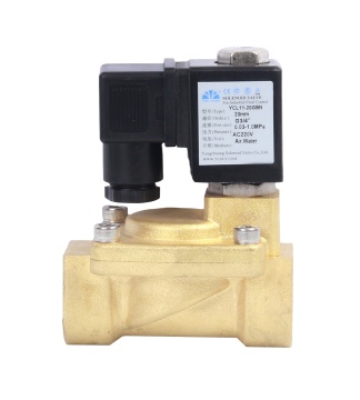 Yongchuang YCL11 Brass Stainless Steel Energy Saving Bistable Latching Solenoid Valve: 24V, 12VDC