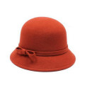 Fashion Red Fedora Hat With Bowtie