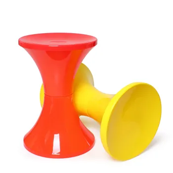 Modern Home Shaped Plastic Drum Stool - Best Seller