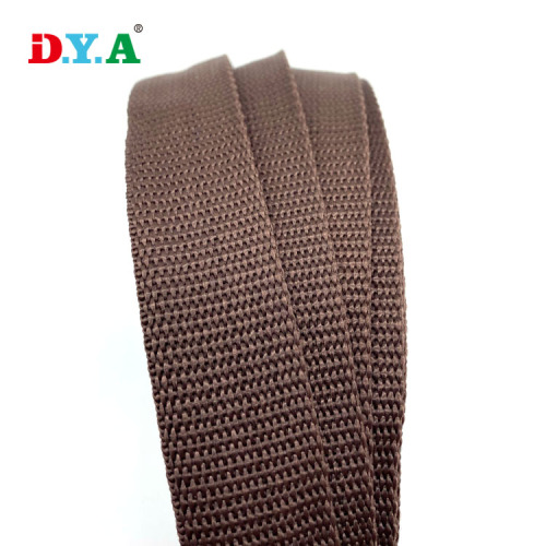 PP/polypropylene Webbing Strap 25mm Brown For Bag Packing