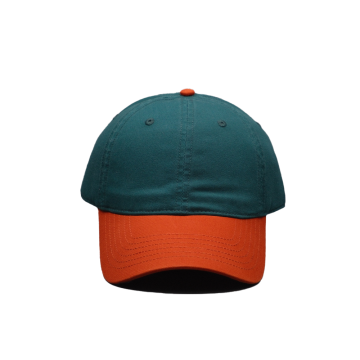 Trendy Color-Block Baseball Cap with Curved Brim Design