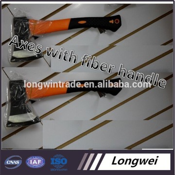 Steel hand tools High quality fiberglass handle axes for sale