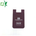 चिपकने वाला मुद्रित सेल फोन स्टिकर सिलिकॉन कार्ड धारक