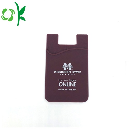 Adhesive Printed Cell Phone Sticker Silikon Card Holder