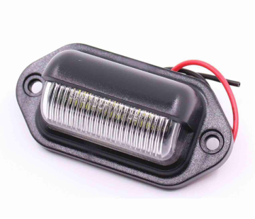 6LED Tail Light Bulbs - Bright White License Plate Lights for Trucks and Trailers (12V/24V)