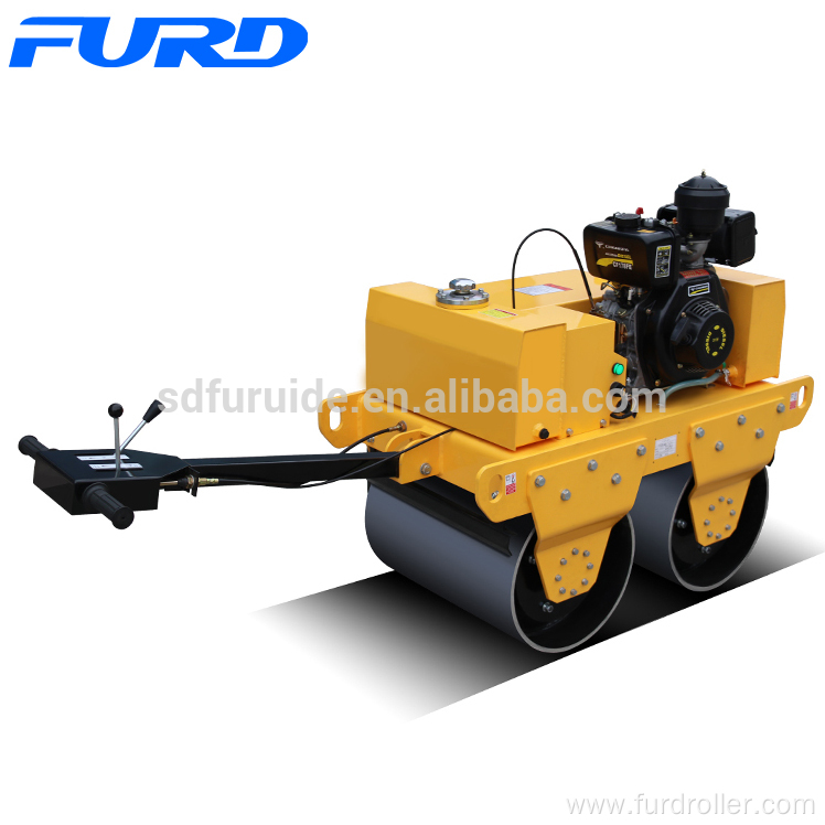 550kg Smooth Drum Walking Behind Roller (FYL-S600C)