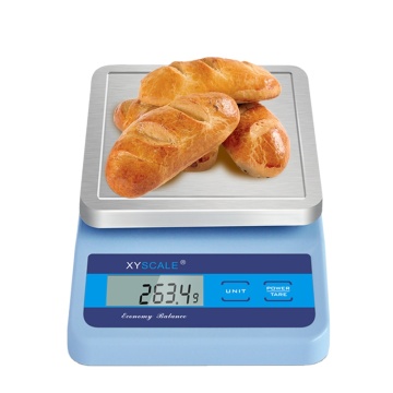 Stainless Steel Kitchen Scale with LCD Display and USB Charging Port